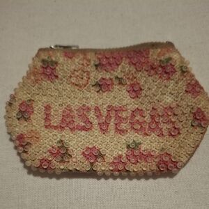 Beaded Las Vegas Coin Purse